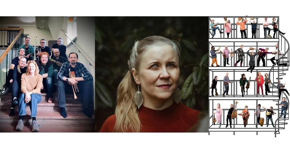 Puistokonsertit: Orkesteri Laakson Liljat, Hannele Juutinen, Tampereen Ukuleleorkesteri