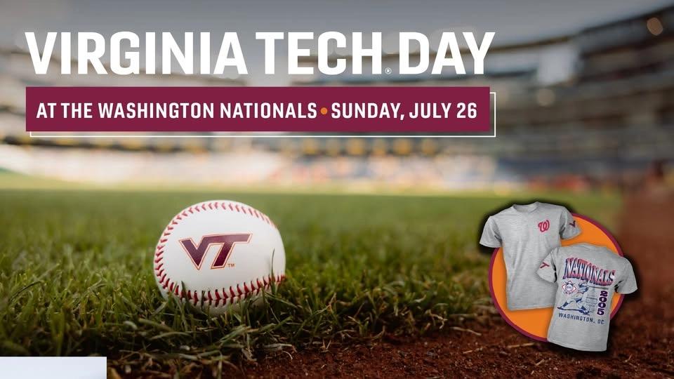 Virginia Tech Day at the Washington Nationals