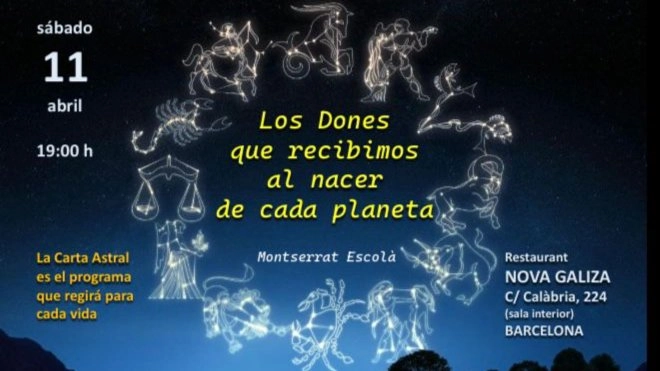 CONFERENCIA: LOS DONES QUE RECIBIMOS AL NACER DE CADA PLANETA