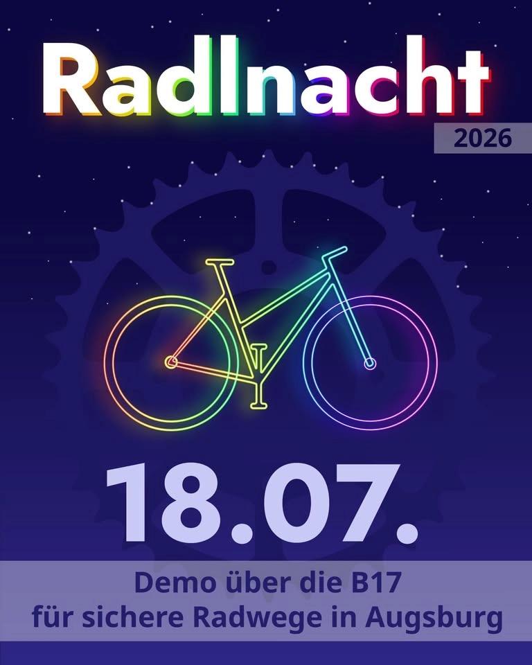 Radlnacht Augsburg 2026