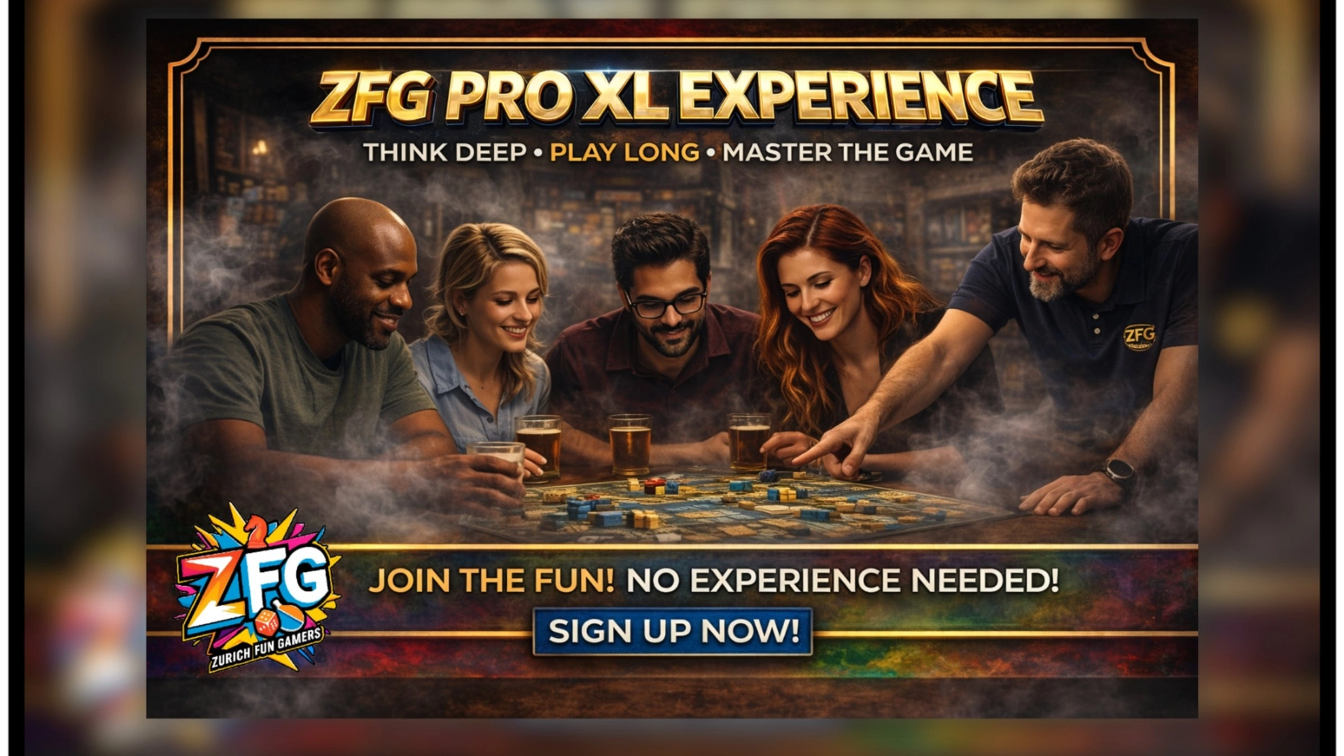 🎲 ZFG Pro XL Experience: Strategy Board Games 🧠 | Immersive - Themed! 🎭