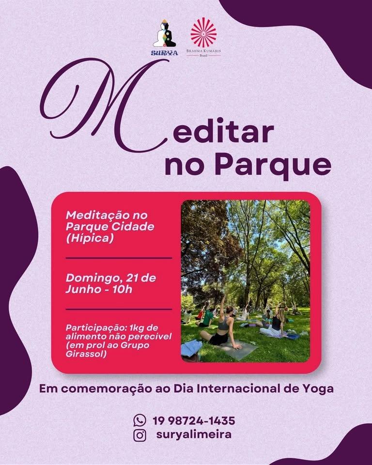 Meditar no Parque