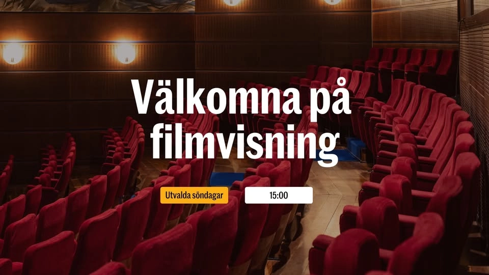 Välkomna på filmvisning! För hotellgäster & Strawberrymedlemmar.
