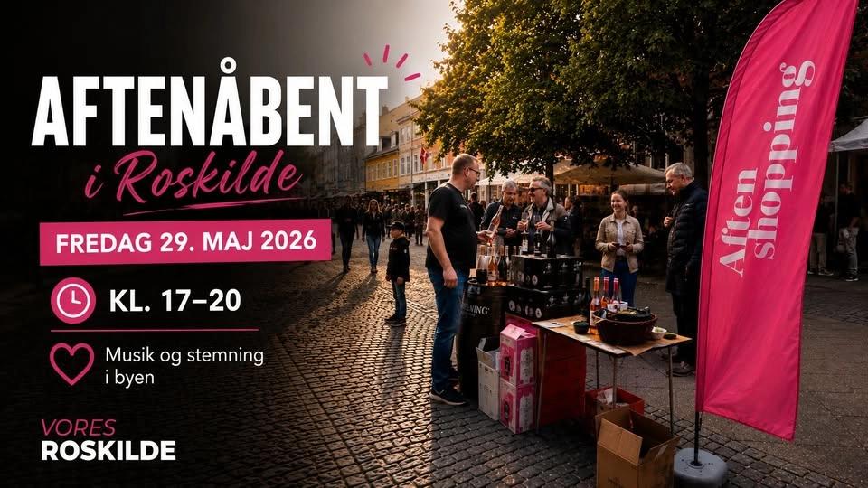 Aftenåbent i Roskilde ✨