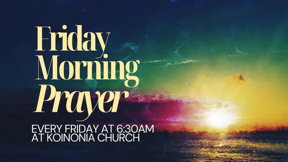 Friday Morning Prayer