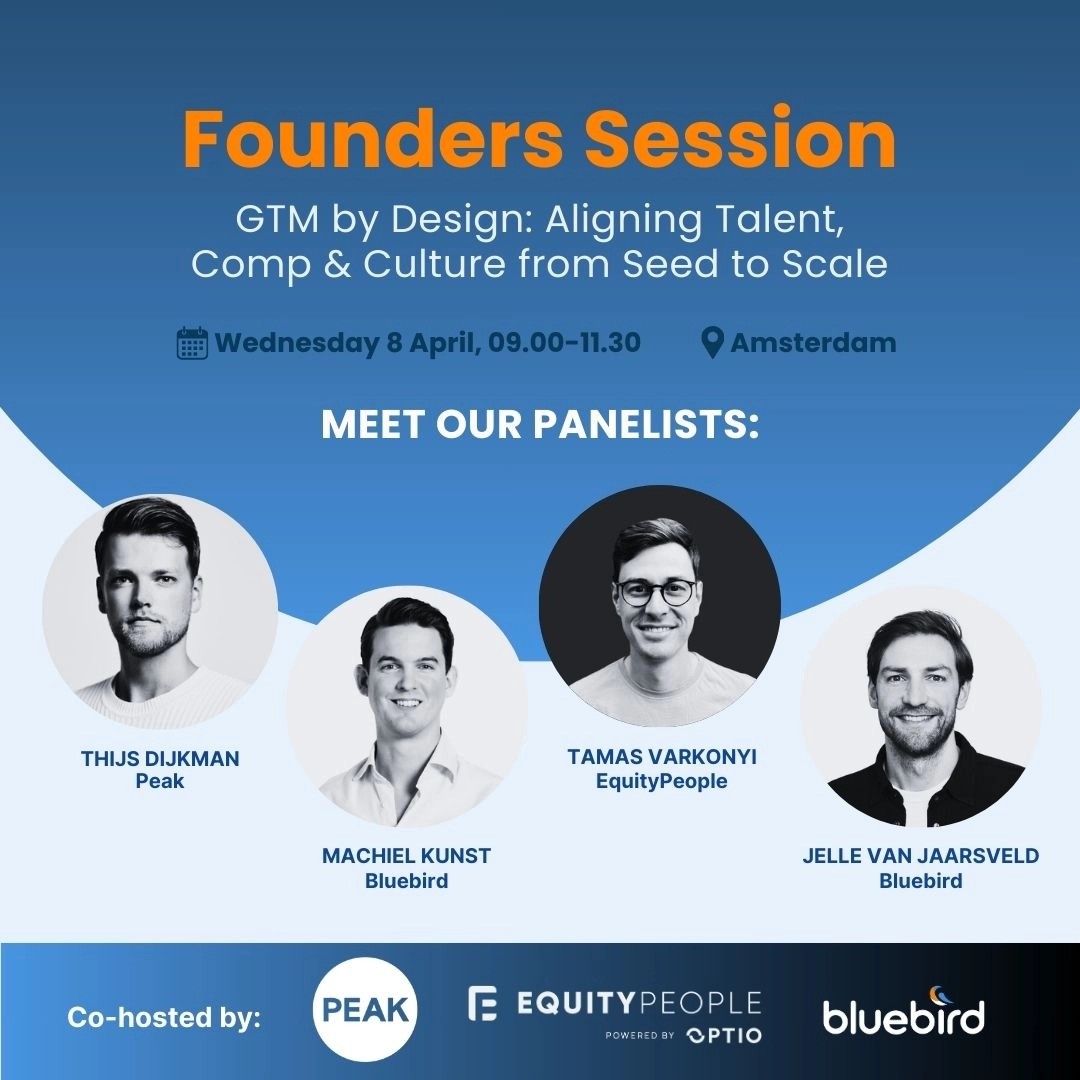 Founders Session: GTM by Design: Aligning Talent, Comp & Culture from Seed to Scale