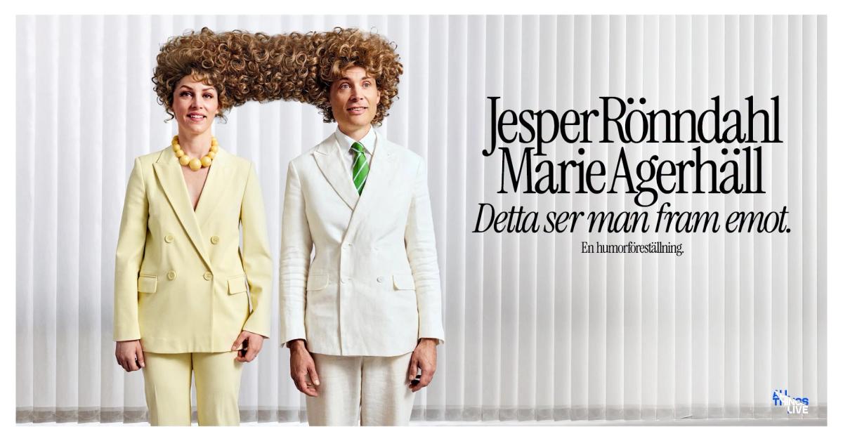 Jesper Rönndahl & Marie Agerhäll | 31 jan 2027, Tonhallen Sundsvall