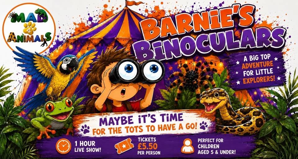 Barnies coming to the big top at Upton country Park