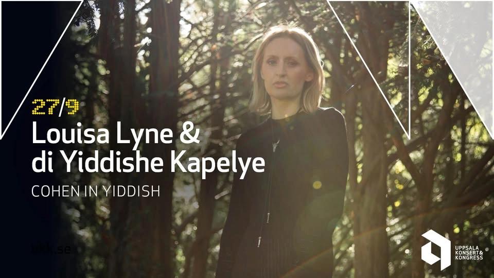 Louisa Lyne & di Yiddishe Kapelye – Cohen in Yiddish • 27/9 • Uppsala Konsert & Kongress