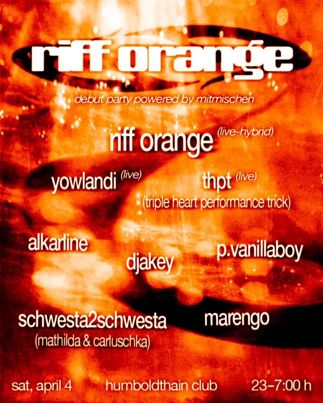 Riff Orange debut party - powered by Mitmischen