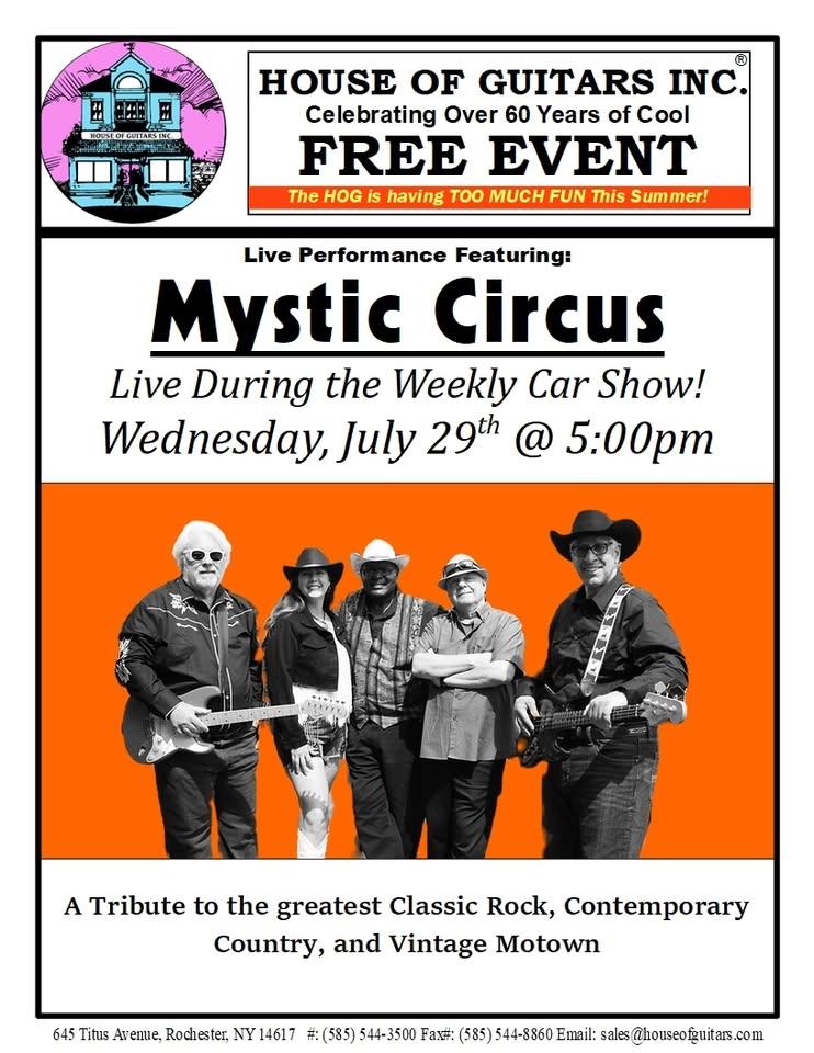 Mystic Circus Live Car Show Performance