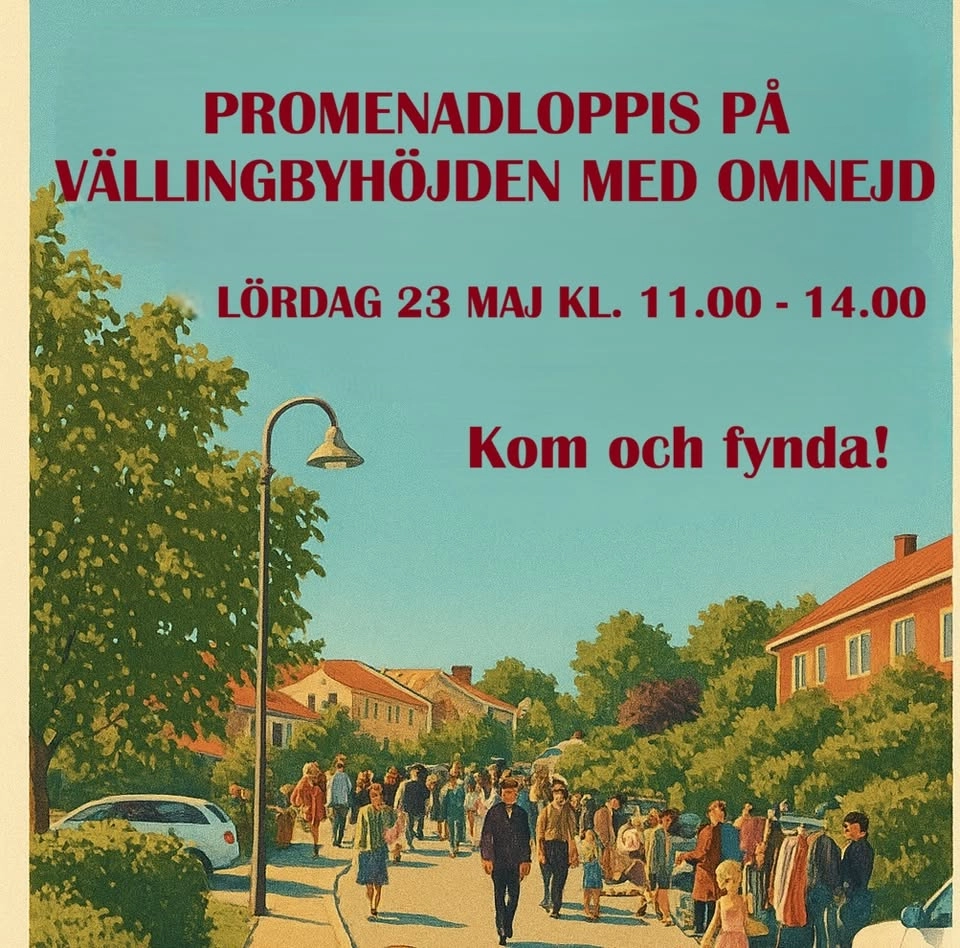 Promenadloppis på Vällingbyhöjden med omnejd!