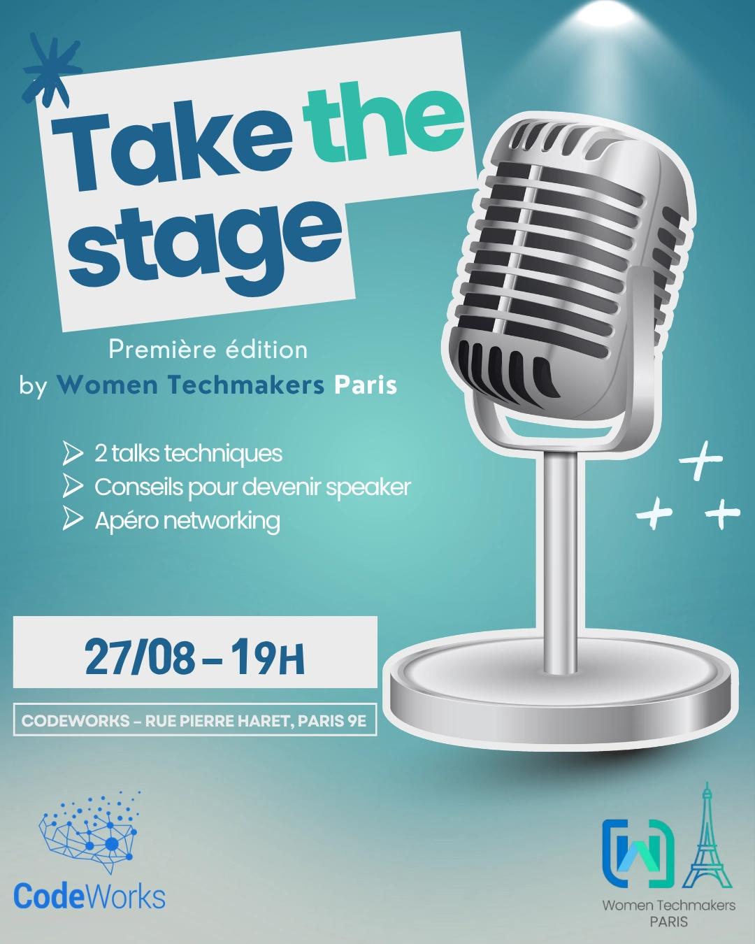 Take the Stage by Women Techmakers 🎤💜