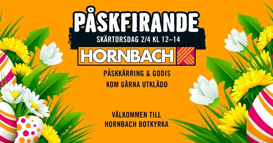 đŁ PĂ„skfirande pĂ„ HORNBACH Botkyrka
