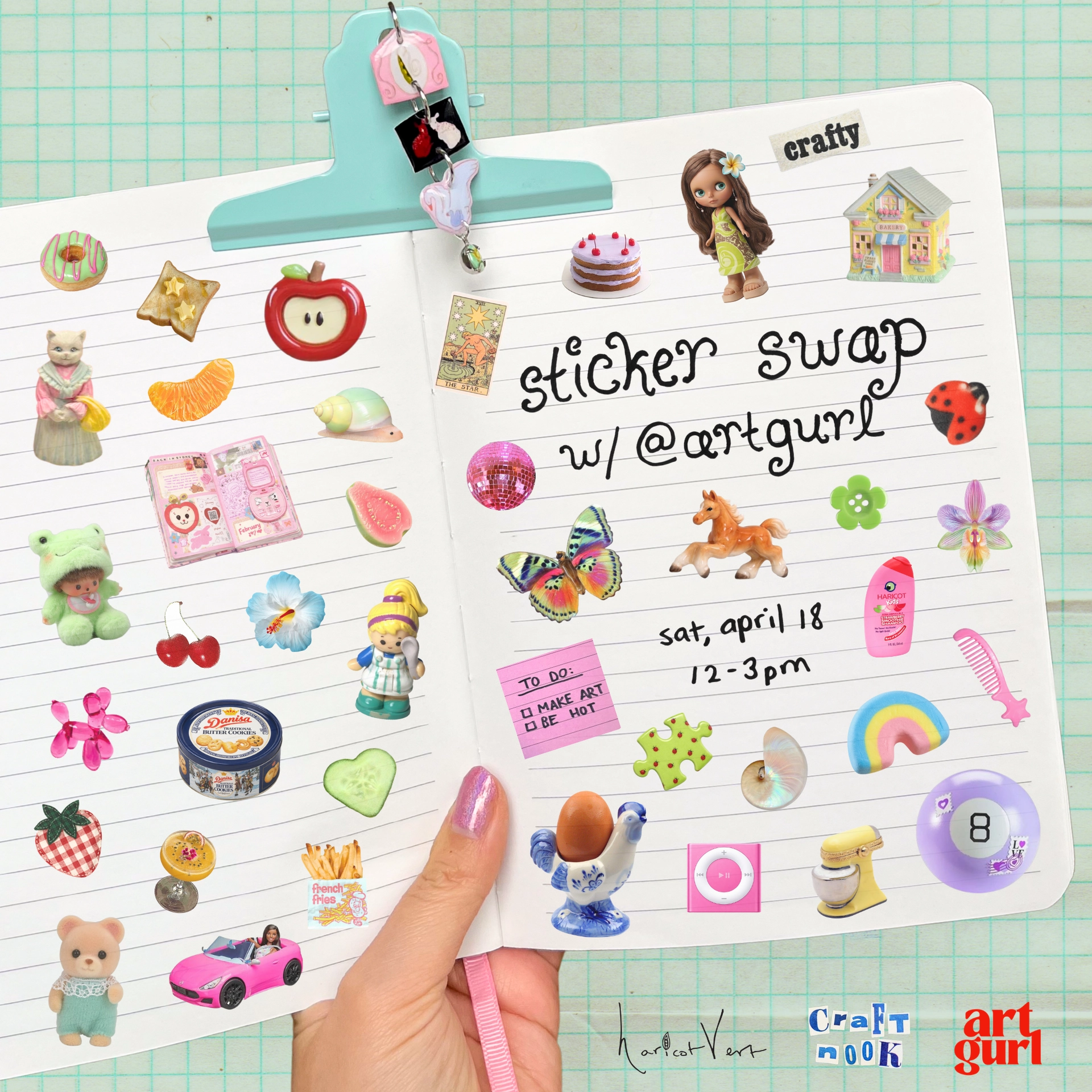 sticker swap w/ @artgurl__