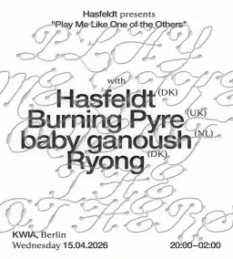 Hasfeldt presents 'Play Me Like One of the Others'