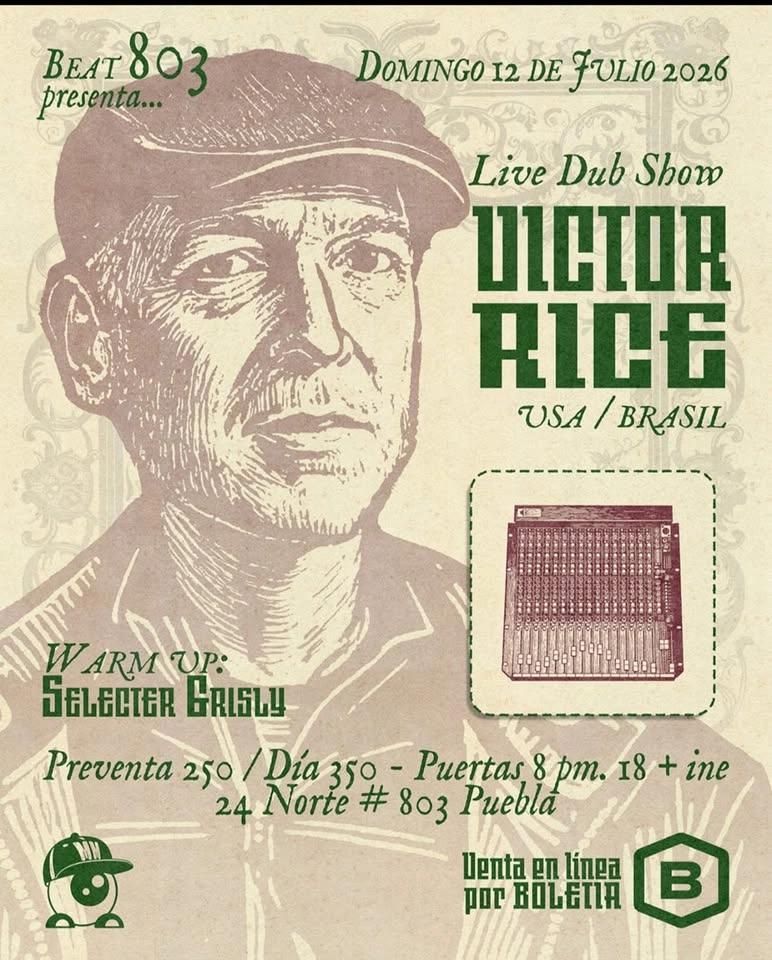 Víctor Rice 🇧🇷 🇺🇸 Último show en Puebla. Beat 803