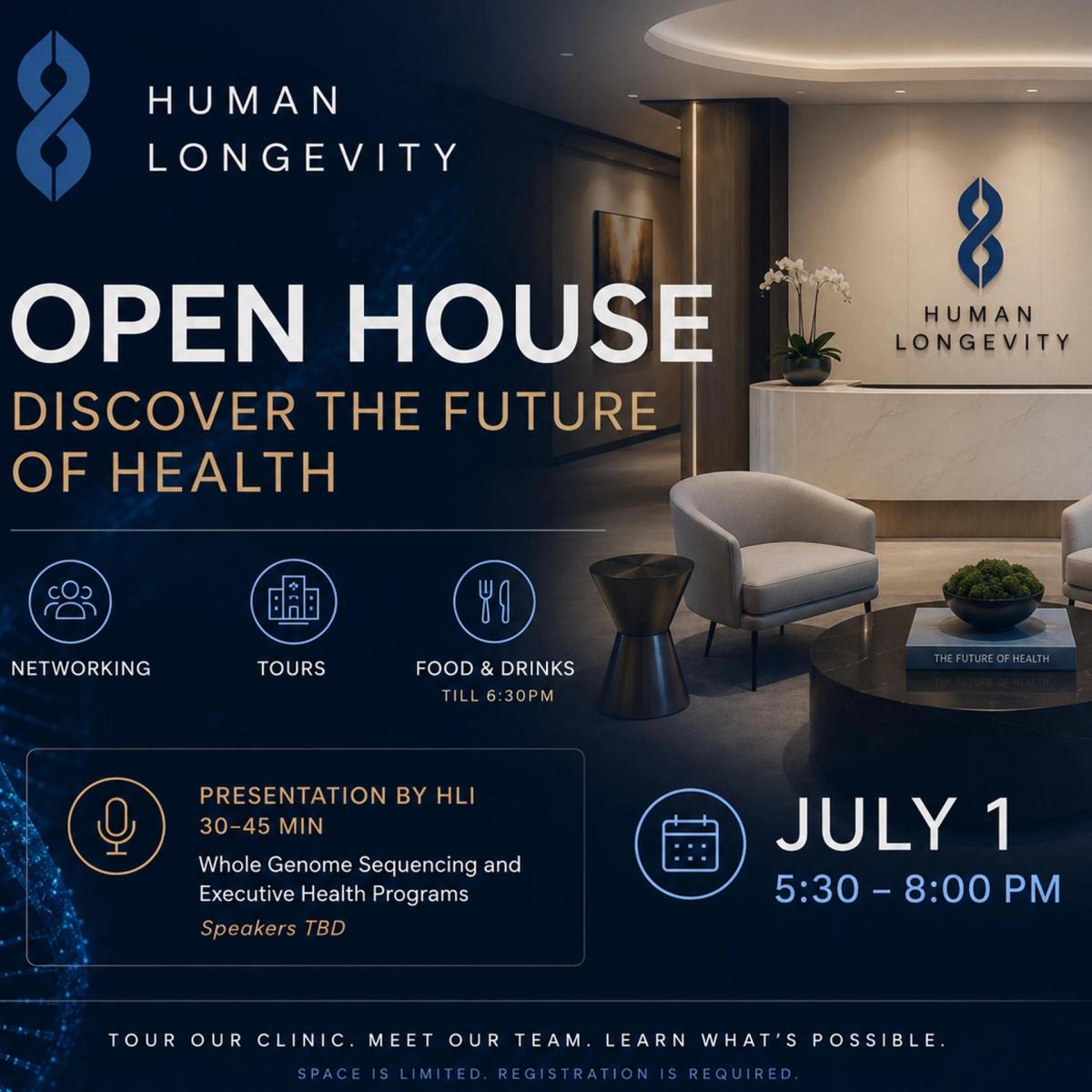Human Longevity Open House