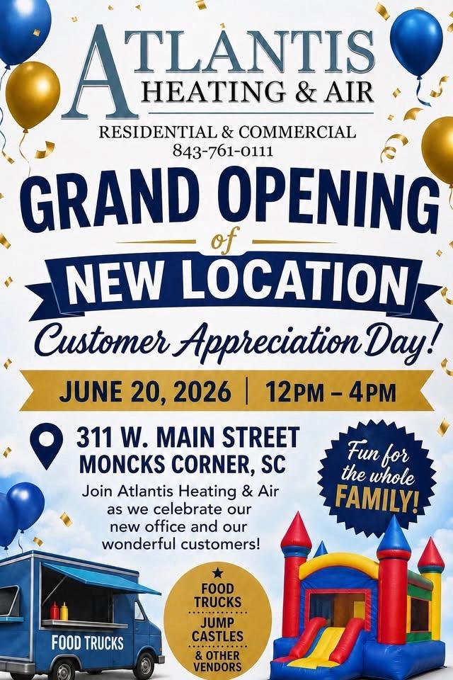 Grand opening of the new location & Customer Appreciation