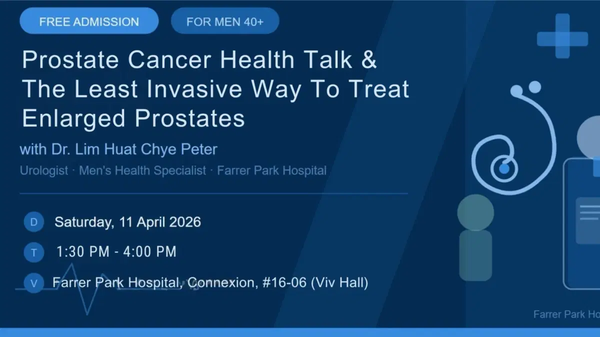 Prostate Cancer Health Talk with Dr. Peter Lim | Free Event for Men 40+