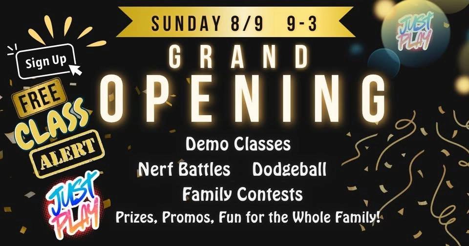 Just Play Grand Opening Event