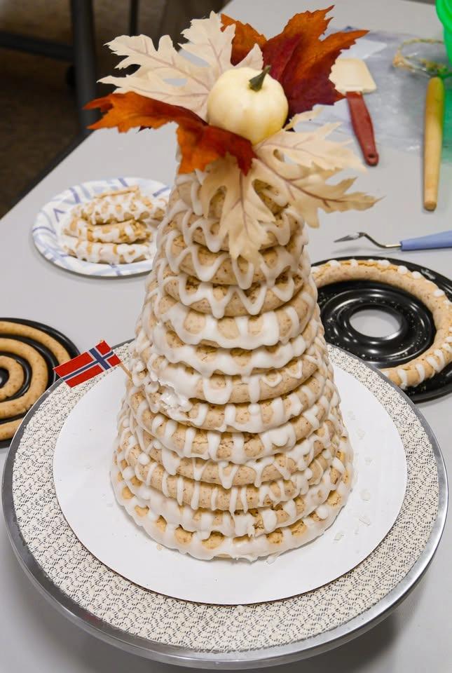 Beginning Kransekake with Brenda Lewis