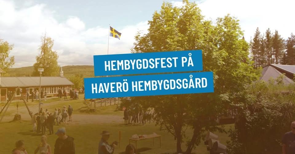 Hembygdsfest med marknad på Haverö Hembygdsgård