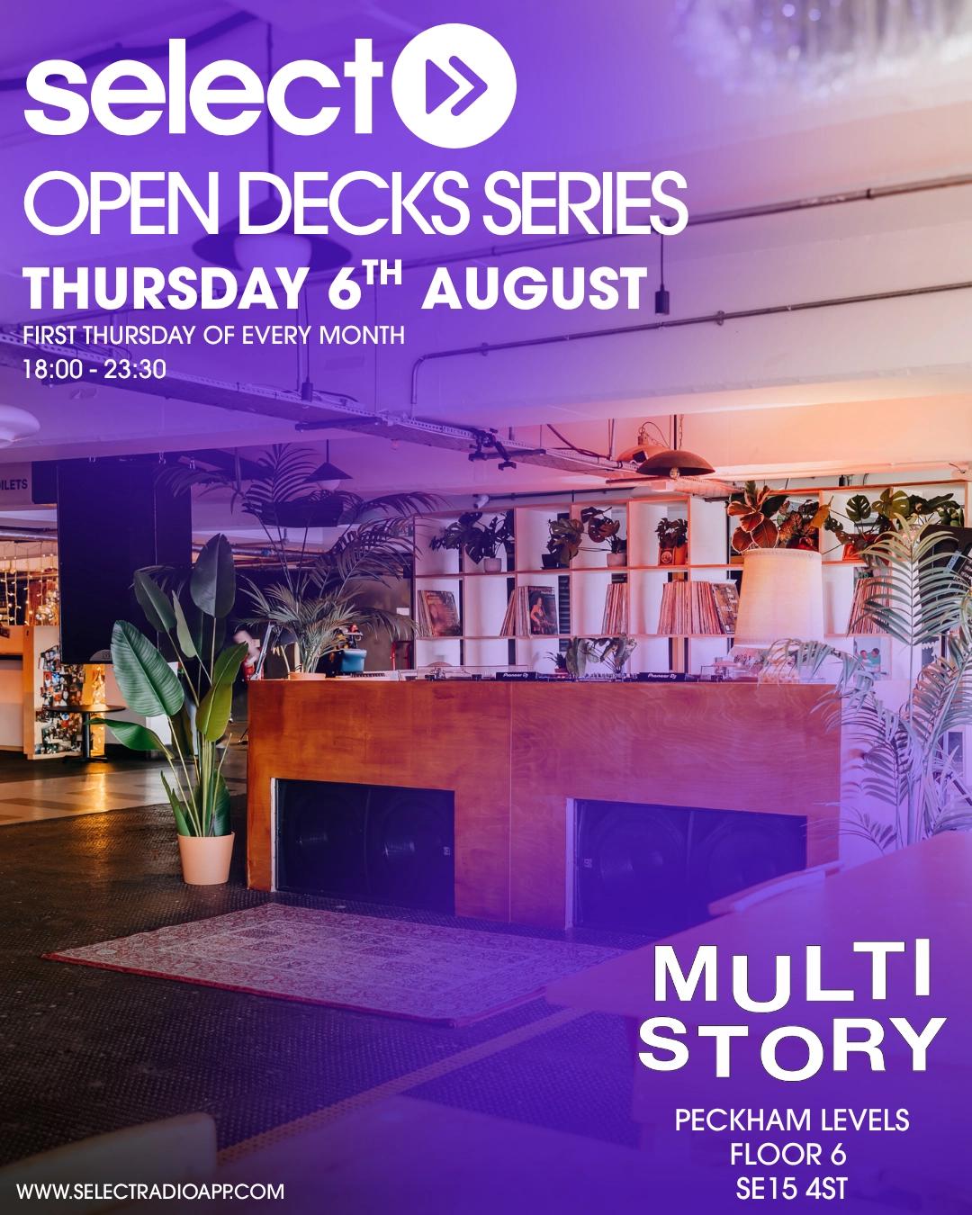 Select Radio's Open Decks Series