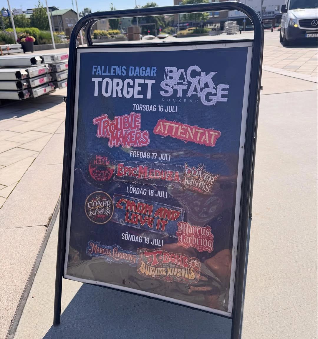 Fallens Dagar - Rockscenen: T-Bone and the Burning Marshalls & Marcus Larbring