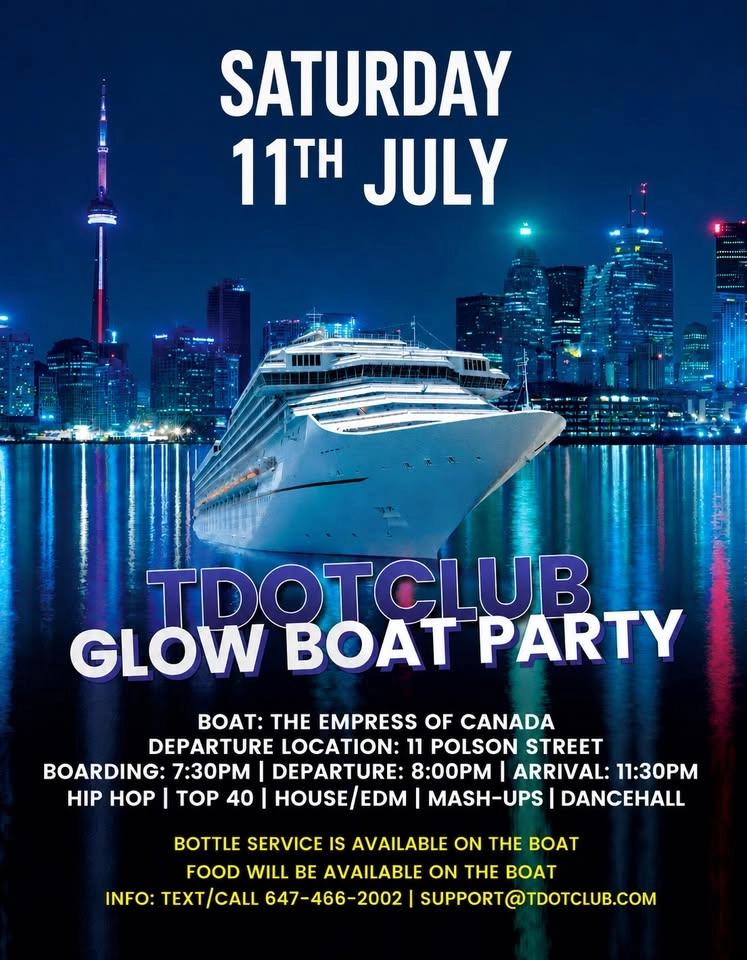 Toronto Glow Boat Party 2026