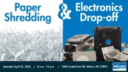 Paper Shredding + Electronic Drop-off