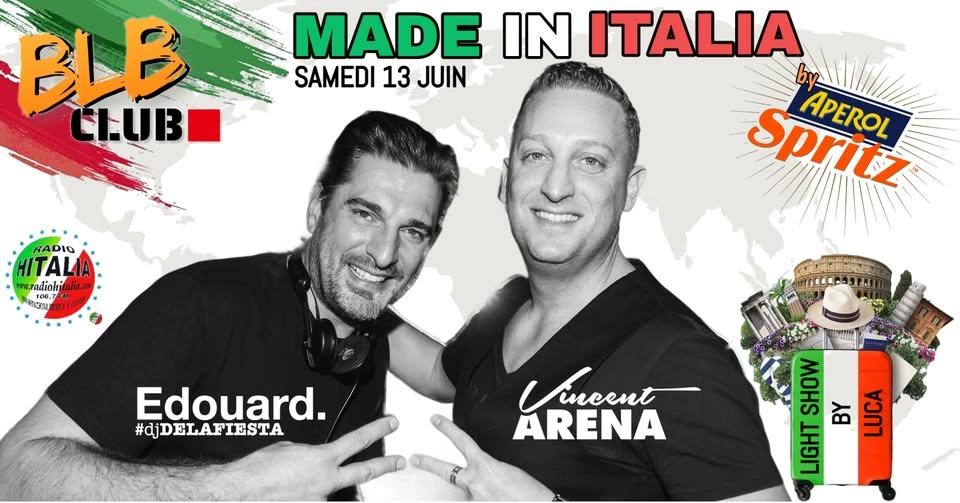🇮🇹✨ MADE IN ITALIA by APEROL SPRITZ ✨🇮🇹 Edouard & Vincent ARENA @ BLB CLUB