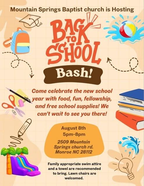 Back to School Bash