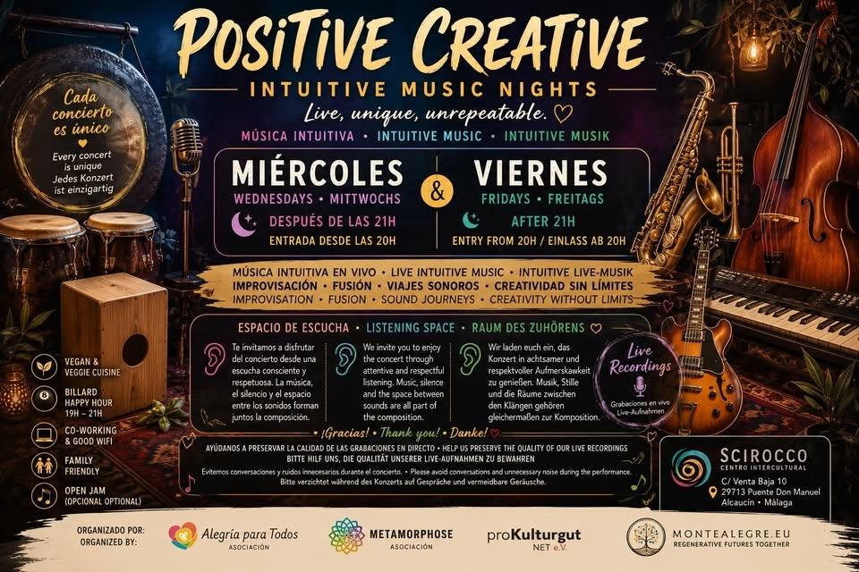 Positive Creative - Intuitive Music Nights
