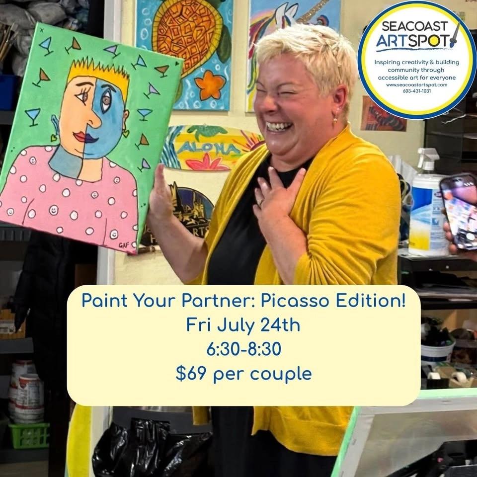Paint Your Partner – Picasso Style! $69 per pair