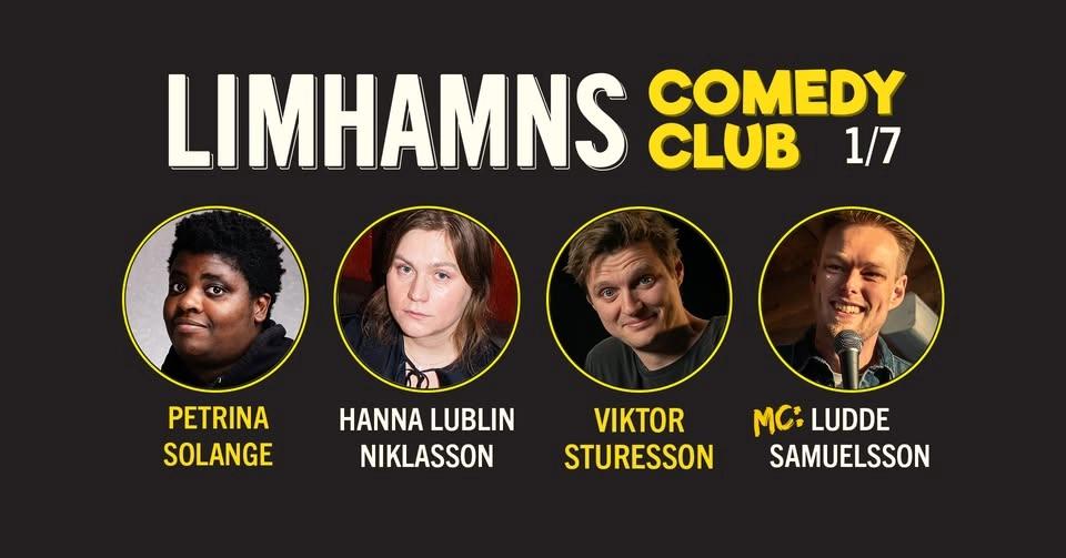 Limhamns Comedy Club: Petrina Solange + Hanna Lublin Niklasson + Viktor Sturesson + Ludde Samuelsson