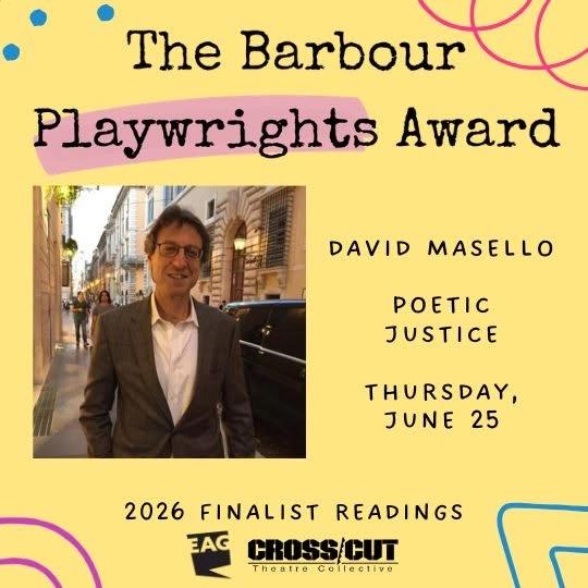 Barbour Award 2026 Finalist Reading: David Masello's POETIC JUSTICE