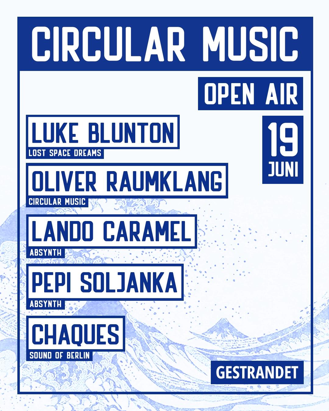 Circular Music 'Open Air' with finest House Music by Vinyl only (all day)