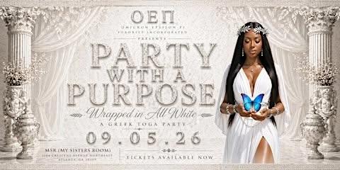 Party With A Purpose: Wrapped in All White-A Greek Toga Party