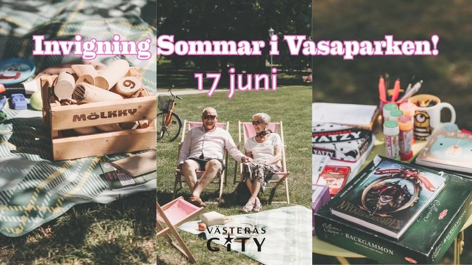 Invigning av Sommar i Vasaparken