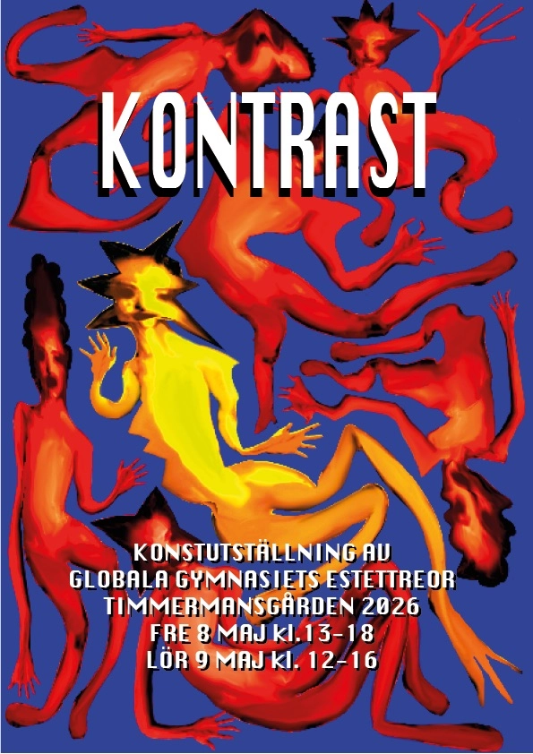KONTRAST - utställning ES23A Gymnasiearbeten