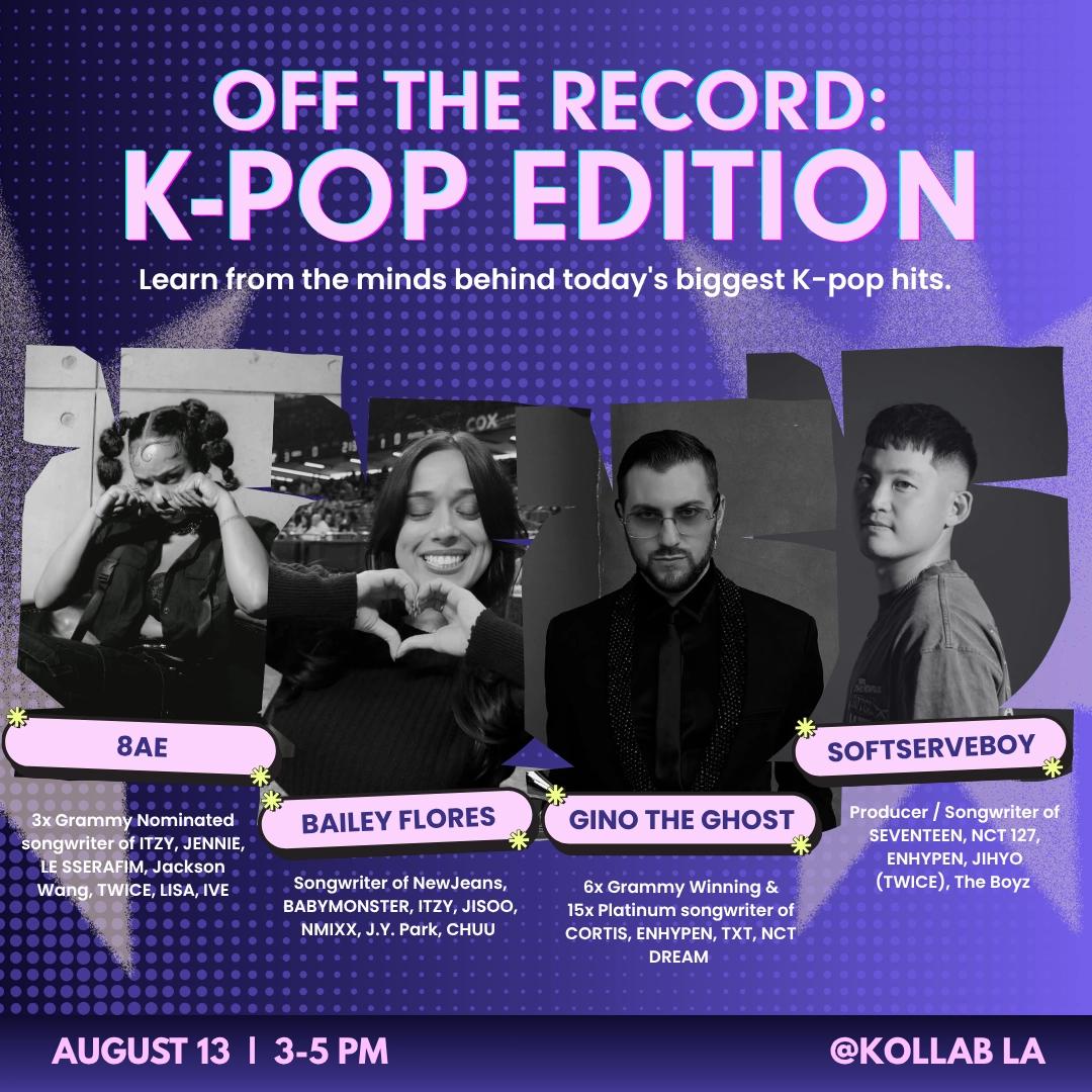 OFF THE RECORD: K-Pop Edition Panel