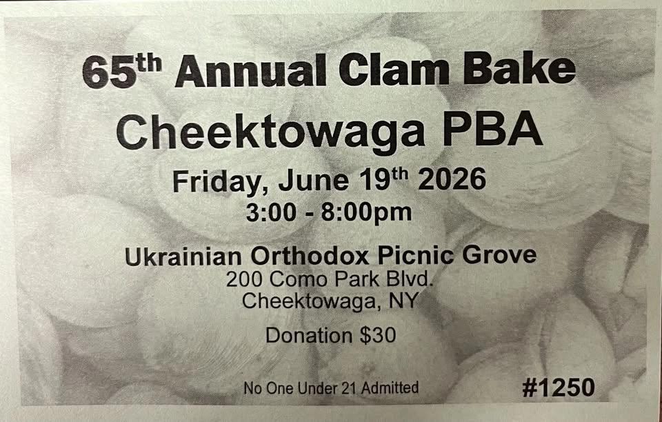65th Annual Cheektowaga PBA Clam Bake