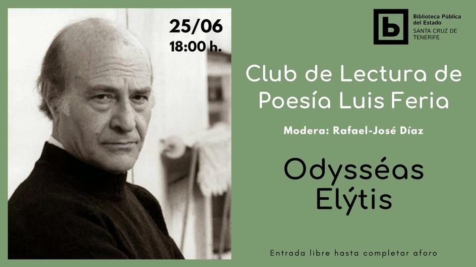 Club de Lectura de Poesía "Luis Feria": Odysséas Elýtis