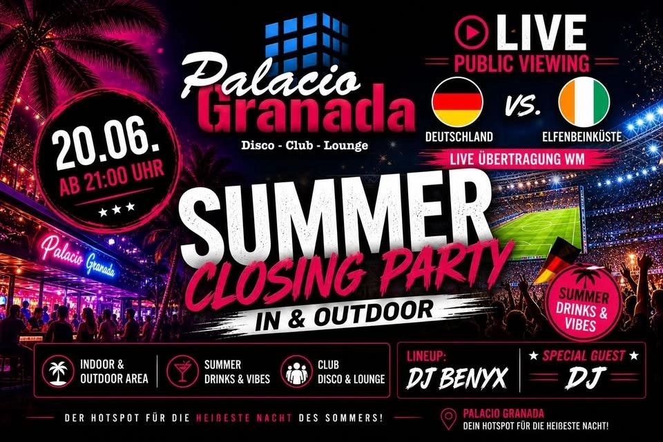 20.06 SUMMER CLOSING PARTY UND PUBLIC VIEWING
