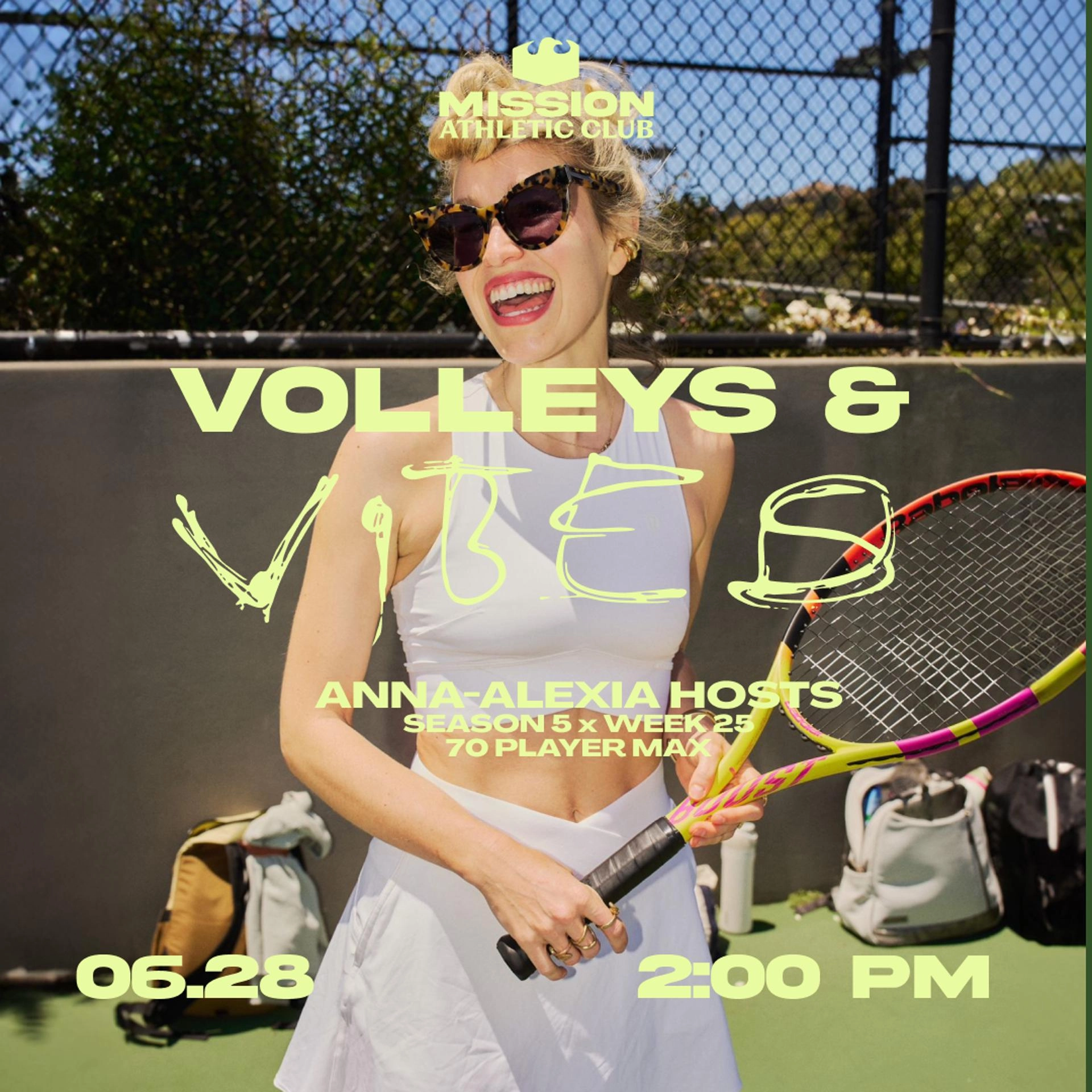 Anna-Alexia Hosts Volleys & Vibes: Week 25
