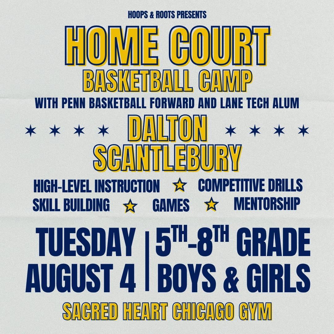 Home Court Basketball Camp w/ Dalton Scantlebury | Aug 4th | 9a-12p