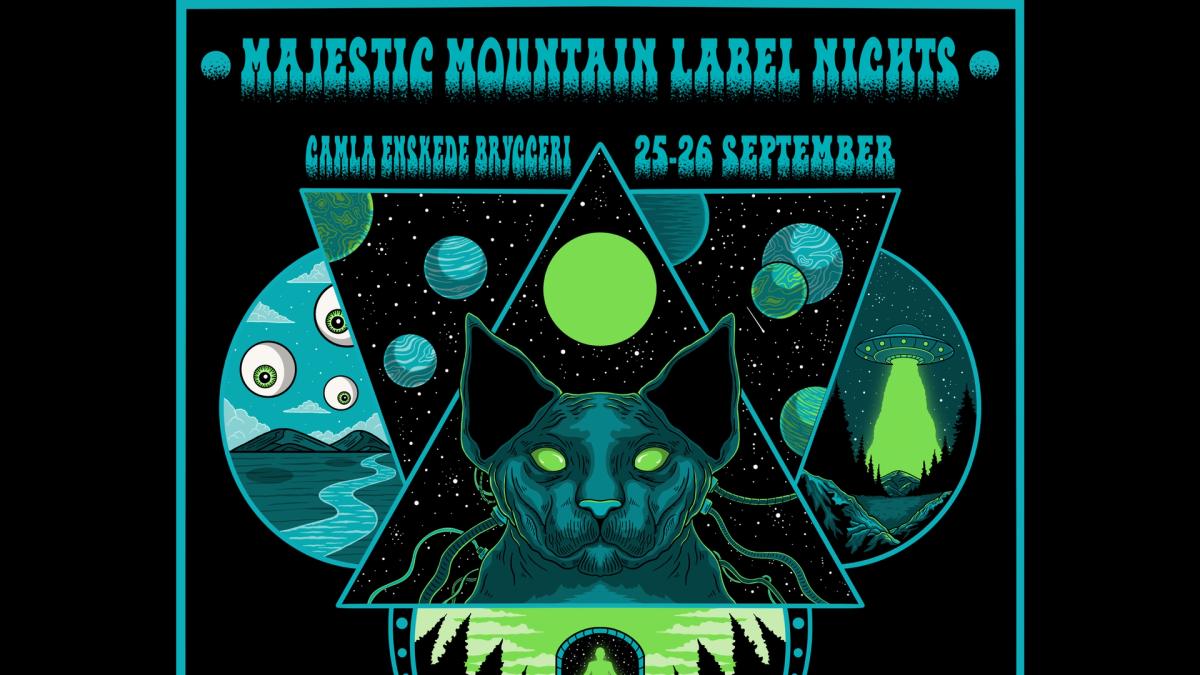 Majestic Mountain Label Nights