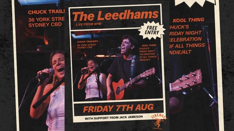 The Leedhams with Jack Jameson LIVE at Chuck Trailers