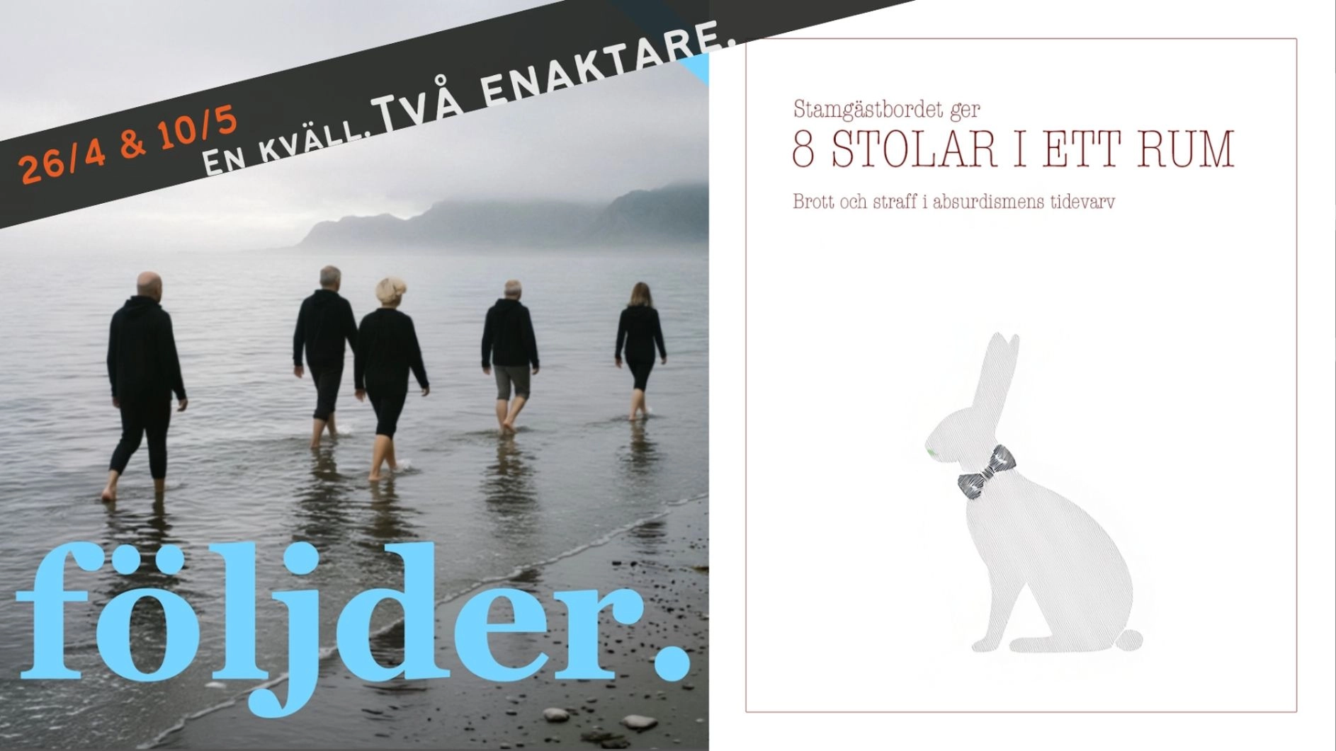 Följder/8 stolar i ett rum